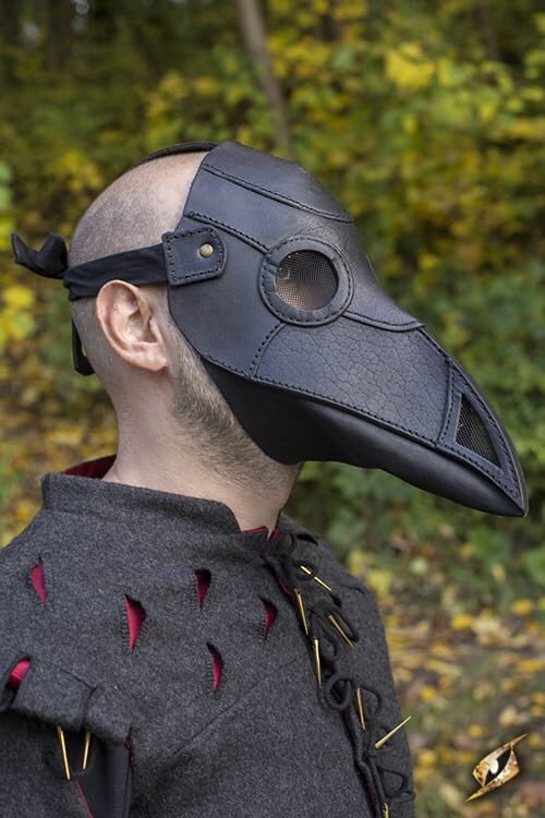 Plague Doctor Mask - Black