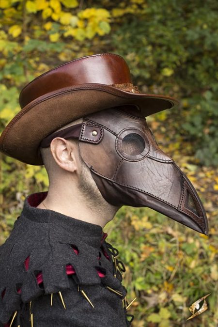 Plague Doctor Mask - Brown
