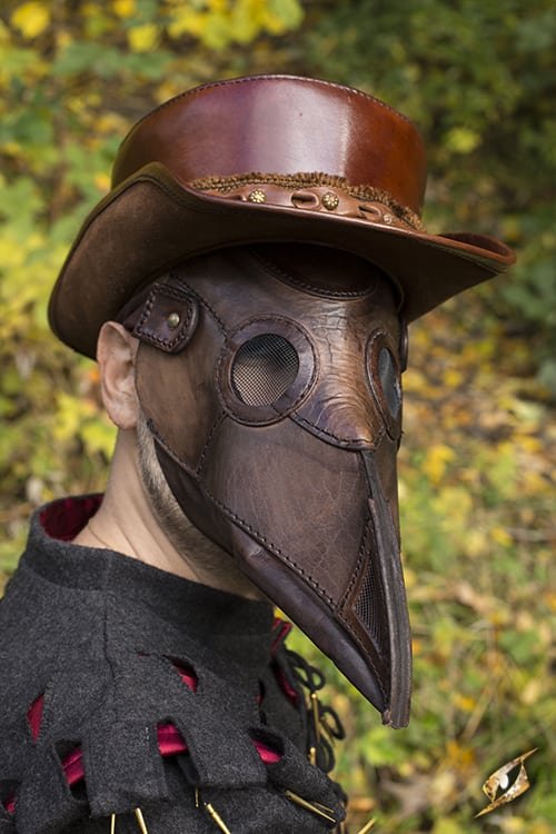 Plague Doctor Mask - Brown