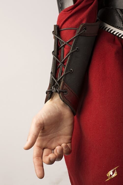Bracers Warrior - Red-Black