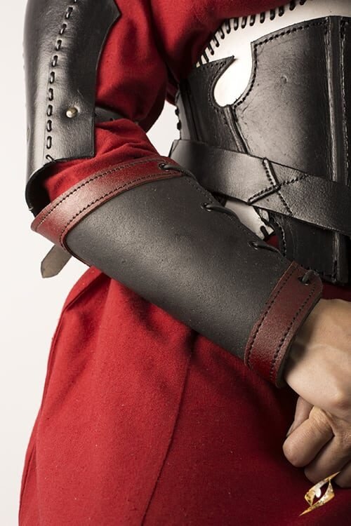 Bracers Warrior - Red-Black