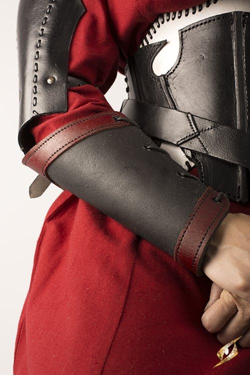 Bracers Warrior - Red-Black