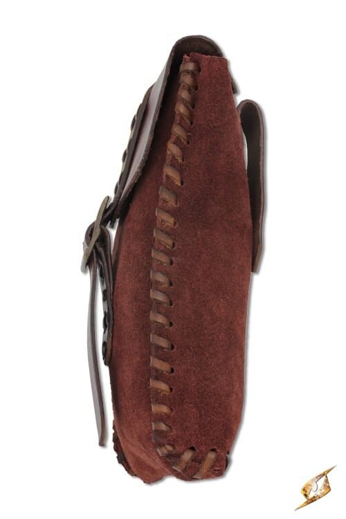 Merchant Suede Bag - Brown