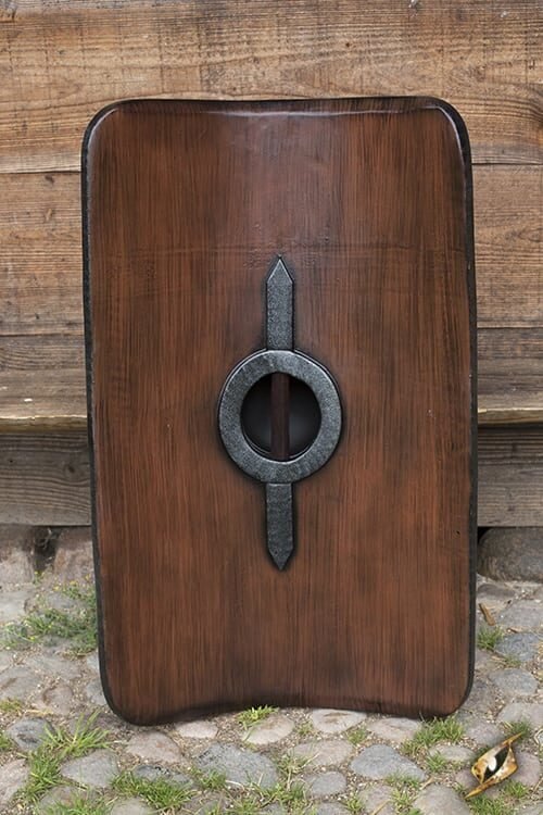 Square Scutum Shield - Red - 100x65 cm