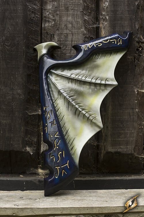 Wing Shield - Blue/White - 85x55 cm