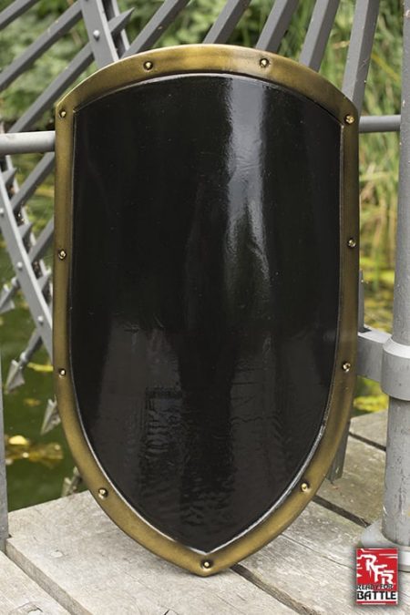 RFB Kite Shield - Black/Gold - 60x36 cm