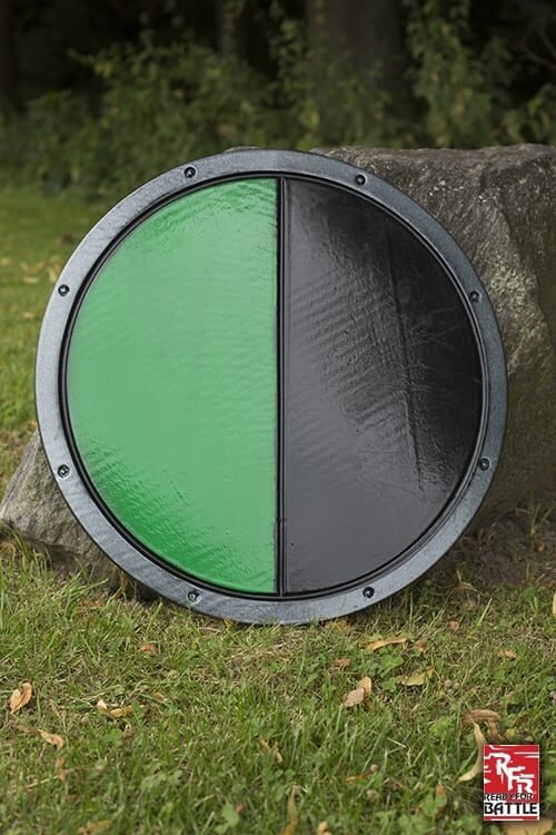 RFB Round Shield - Black/Green - ø50 cm