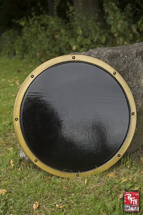 RFB Round Shield - Black/Gold - ø50 cm