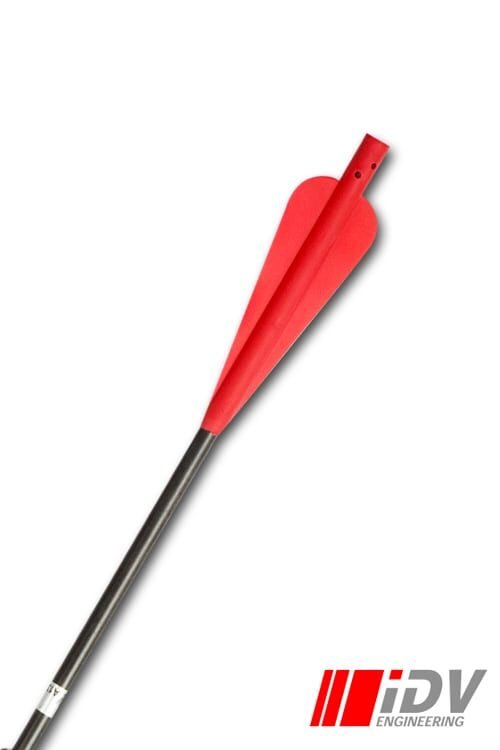 Round Head - 10"- Black/Red
