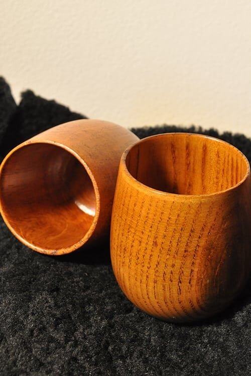 Bicchiere in legno