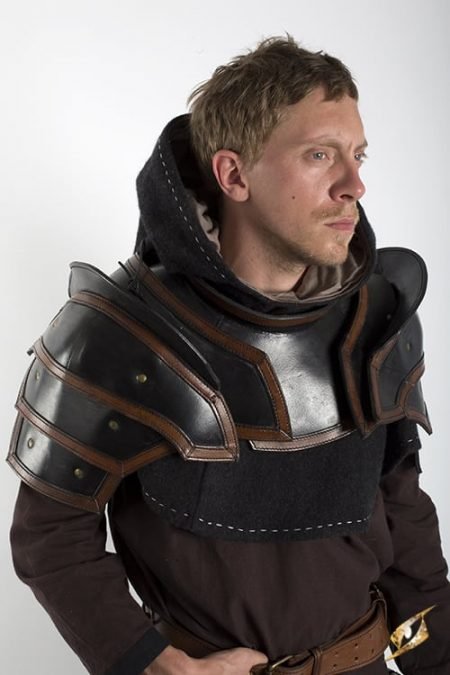 Shoulder Armour & Neck Guard - Bl/Br - M - immagine 3