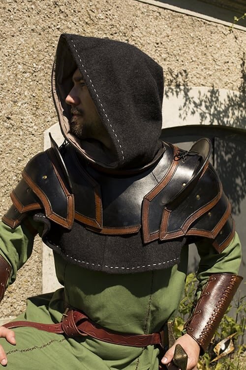 Shoulder Armour & Neck Guard - Bl/Br - L