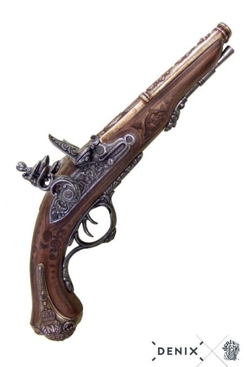 Pistola napoleonica a 2 canne