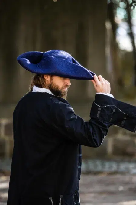 Cappello in feltro di lana tricorno "Hugo" - immagine 6