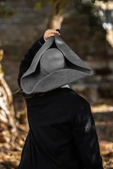 Cappello in feltro di lana tricorno "Hugo"