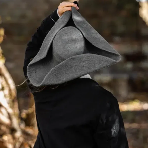 Cappello in feltro di lana tricorno "Hugo"