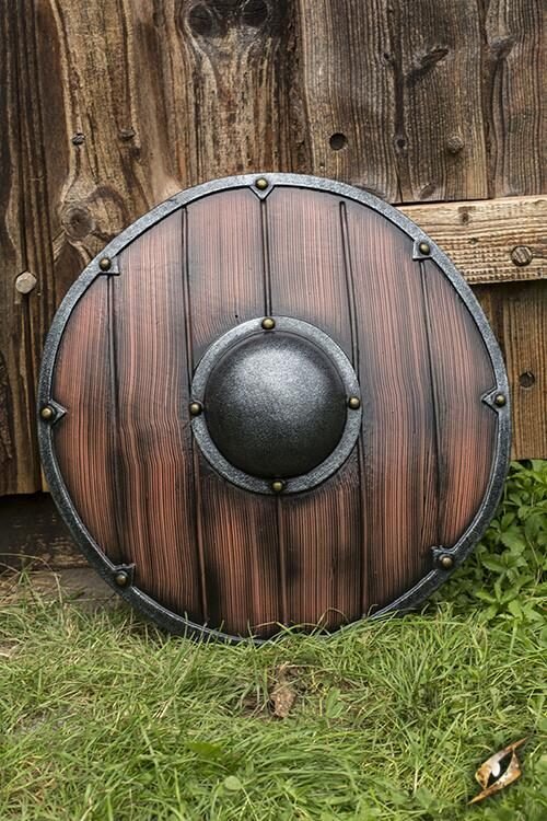 Viking Shield - Wood/Steel - ø50 cm