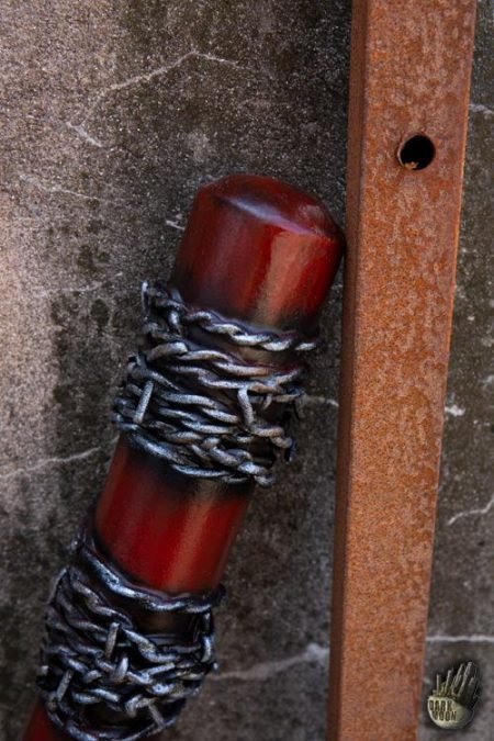 Barbed Wire Bat - 80 cm - Red - immagine 2