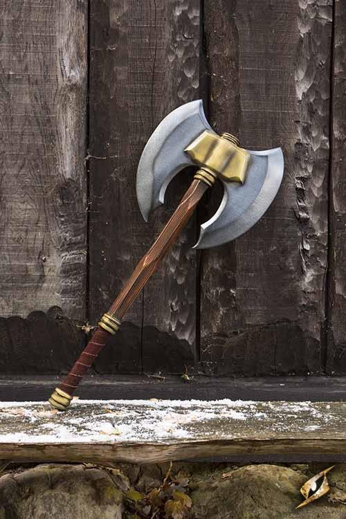 Doubleheaded Battle Axe - 85 cm