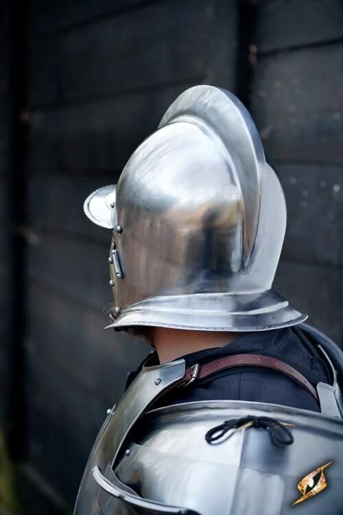 Burgonet - Polished Steel