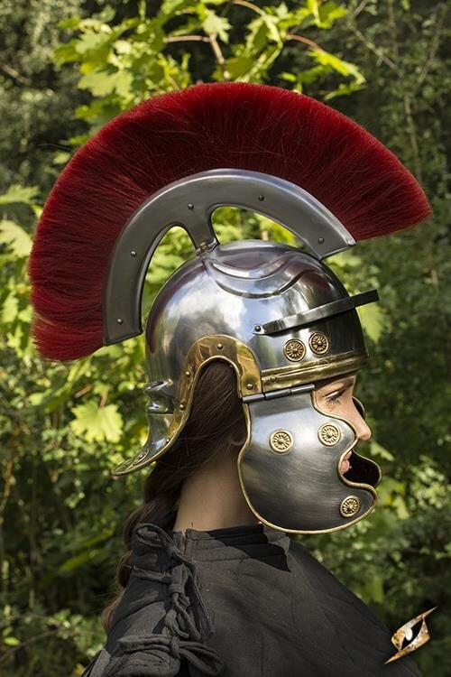 Roman Trooper With Plume