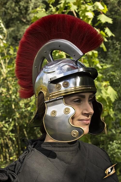 Roman Trooper With Plume