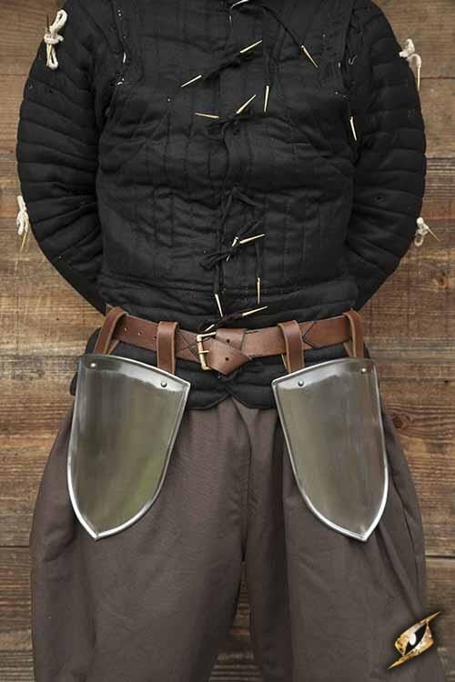 Scouts Belt Shields - Polished Steel