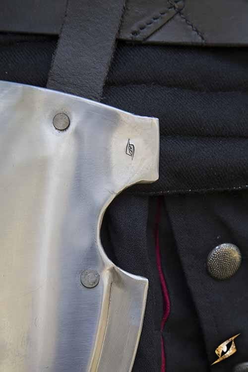 Captain Belt Shields - Polished Steel