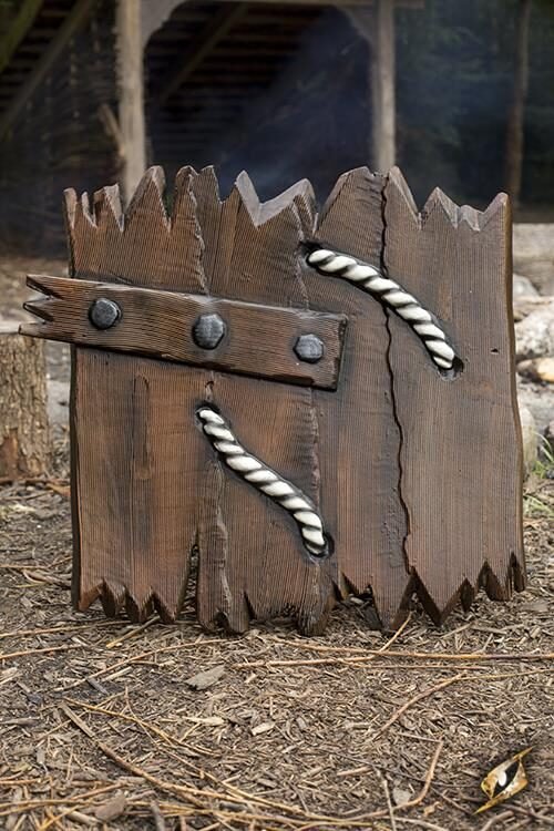 Orc Waanaz Shield - Wood - 60x66 cm