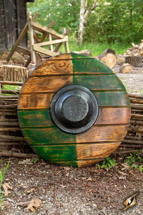 Drang Shield - Green/Wood - 50 cm - 2nd quality