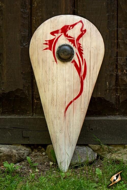 Norman Shield - Wolf-White - 115x58 cm - 2nd quality