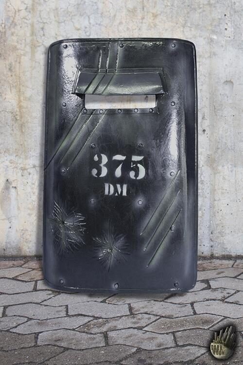 Riot Shield - Black - 90x60 cm