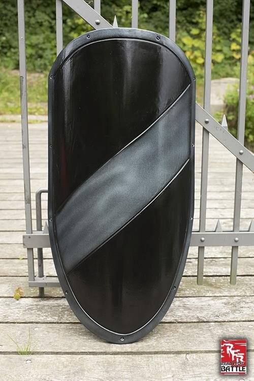 RFB Large Shield Black/Silver - 100x46