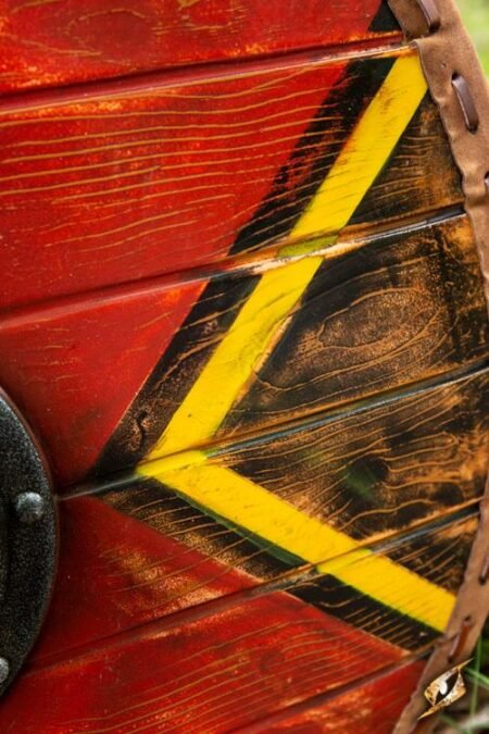 Thegn Shield - Red - 70 cm - immagine 3