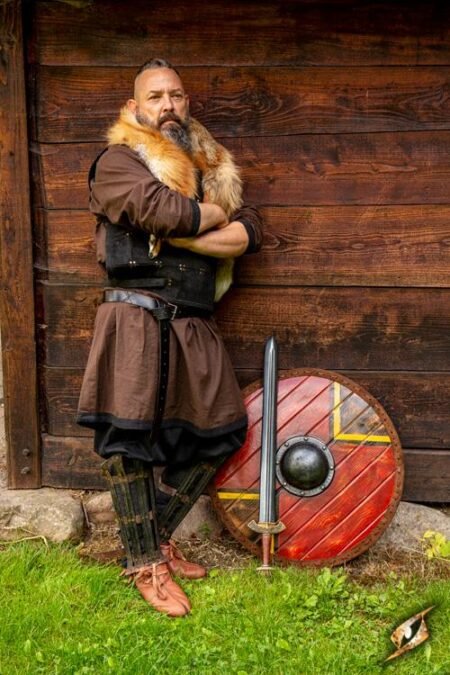Thegn Shield - Red - 70 cm - immagine 5