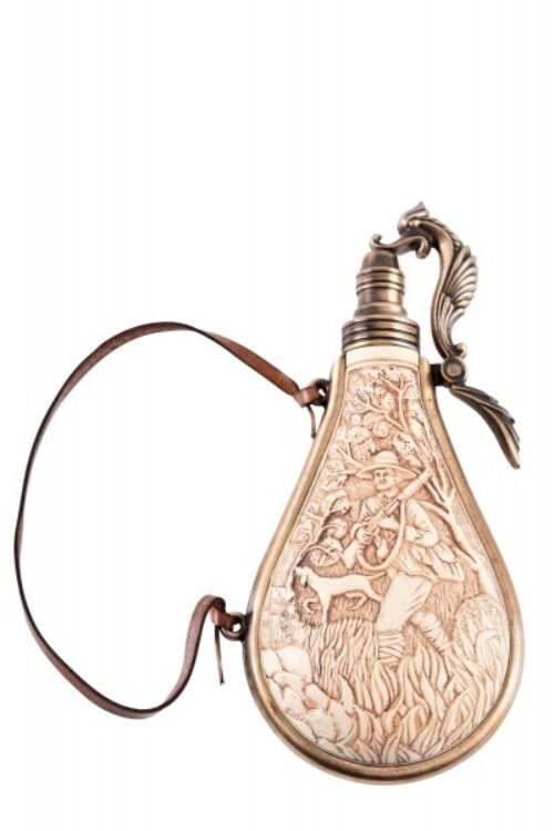 Gunpowder Flask, Ivory