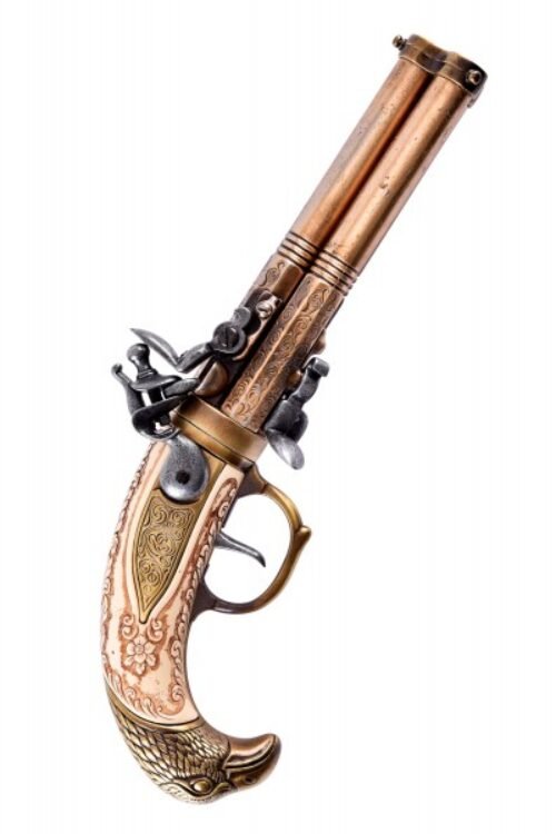 Pistola a tre canne Augsburg 1775