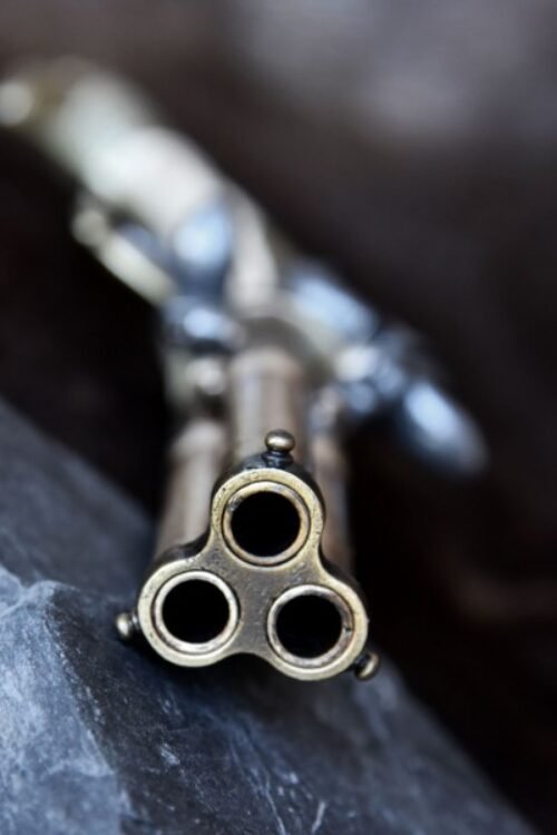 Pistola a tre canne Augsburg 1775
