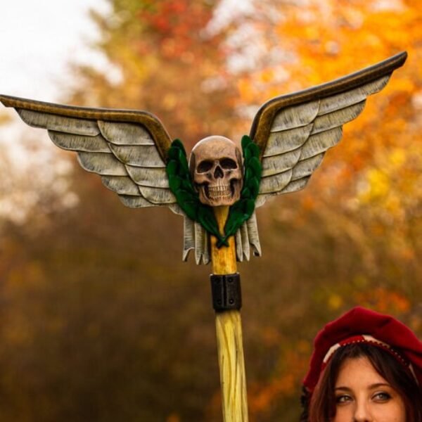 Battle Standard - Winged Skull Top