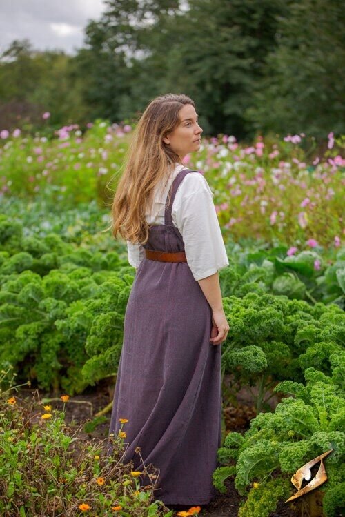 Dress Frida - Burgundy Grey