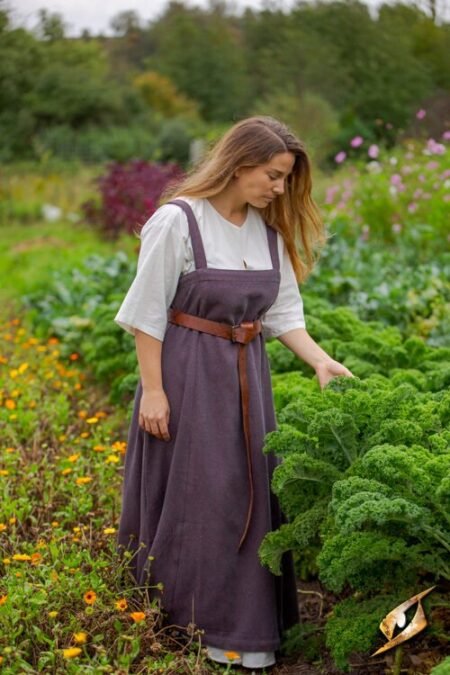 Dress Frida - Burgundy Grey - immagine 6