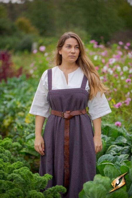 Dress Frida - Burgundy Grey - immagine 4
