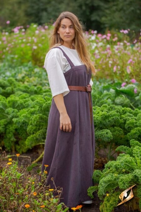 Dress Frida - Burgundy Grey - immagine 3