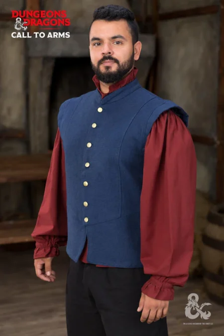 Dungeons & Dragons Bard Jerkin Blue - immagine 3