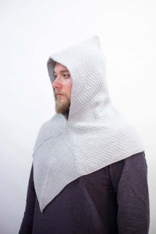 Knitted Wool Cowl Asbjorn