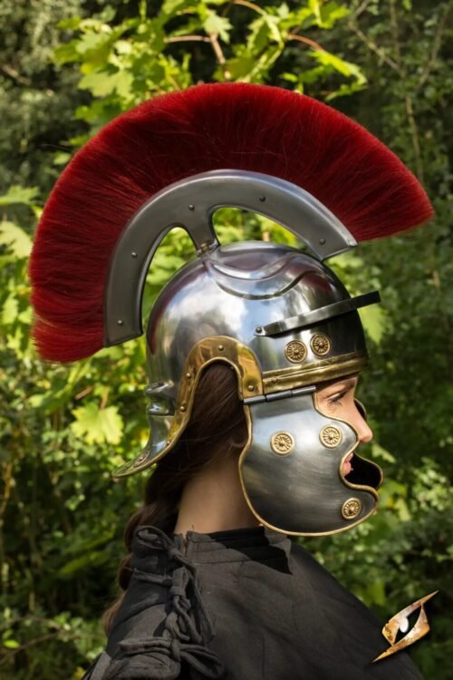 Galea Roman Helmet w. Plume