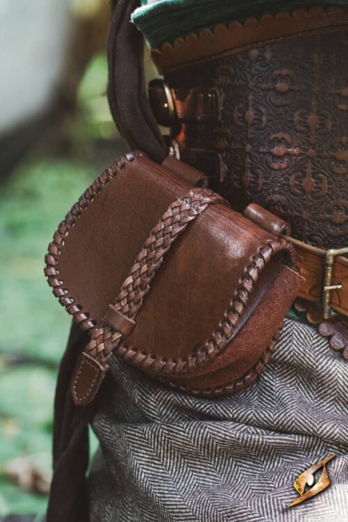 Medieval leather pouch - Small