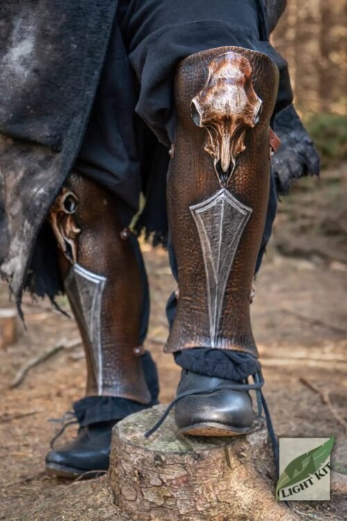 Barbarian Greaves PU - L/XL
