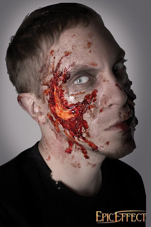 Zombie Cheekbone Exposed