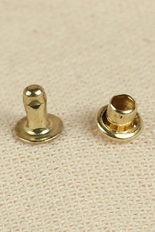 Hollow Rivet Ø4,8 x 4,7 mm Iron/Brass